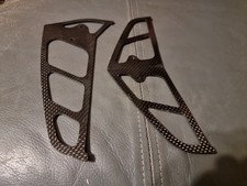 Thunder Tiger Raptor 30/50 Rc Helicopter Carbon Fibre Vertical & Horizontal Fins