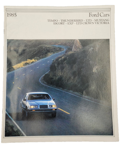 1985 ford cars dealer sales - dealer,