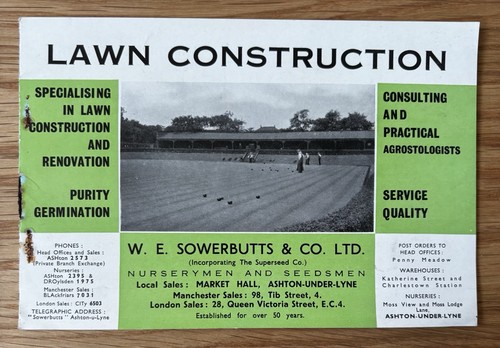 Vintage sowerbutts lawn - vintage,