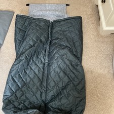 Adult Wheelchair Foot Muff Comfy Cover Large Green Fleece Lined Warm