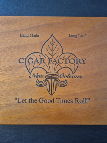 Wooden cigar box from - cigar, new
