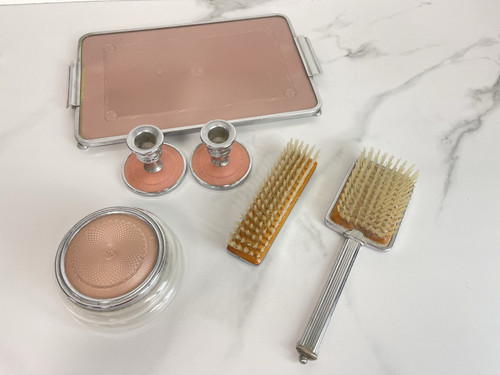 Vintage piece vanity set - 6-piece,