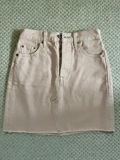 Levi’s 501 Pink Denim Mini Skirt Size 25 XS Brand New