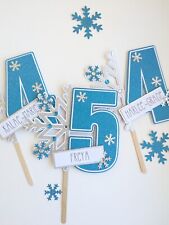 Enchanting Personalised Frozen Inspired Cake Topper – For Magical Celebration 