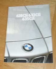 BMW 6 Series Brochure 1980 -