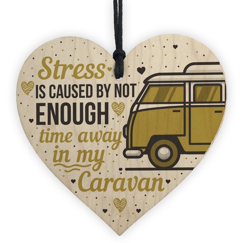 Novelty caravan sign wooden - novelty,