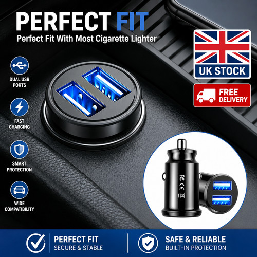 Fast car charger - usb, port