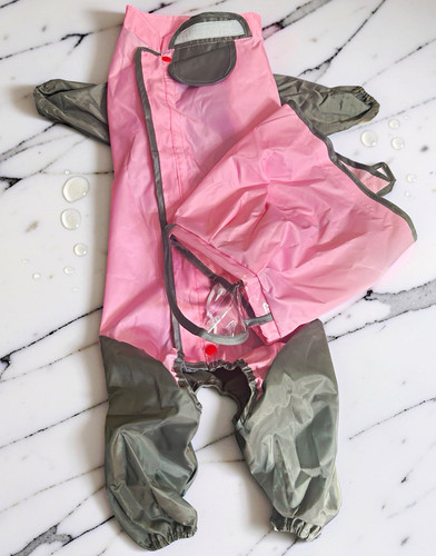 Waterproof dog rain coat full - waterproof,