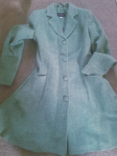 Eliz scott harris tweed coat - tweed,