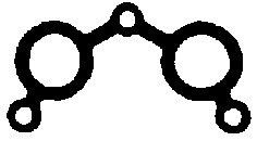 Exhaust manifold gasket 130mm - exhaust,