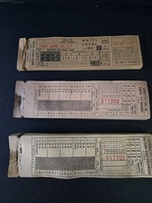 Vintage 1950s Bus Transfer