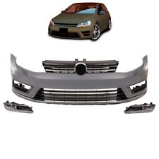 VW GOLF MK7 MK 7 VII 12-16 FRONT BUMPER SRA FOGLIGHTS R LINE STYLE UK