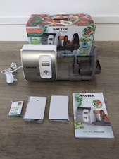 SALTER SPIRALIZER FRUIT & VEG SLICER WITH BLADES - MANUAL - CLEANING BRUSH -BOX