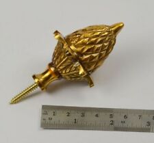 BRASS Acorn finial clock cases
