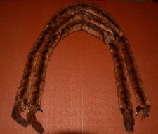 Vintage Real Mink Fur 4 Full