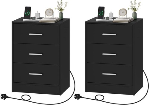 Woltu bedside tables set 2 - of,