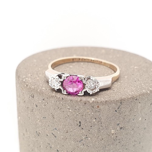 Antique 9ct gold - 9ct, sapphire