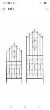 Black Metal Garden Trellis for