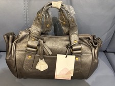 Tula Leather Bag Pewter Grab