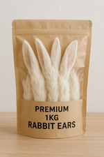 1 Kg Rabbit Ears With Fur for