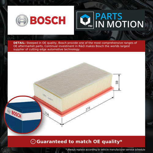 Air filter f026400150 bosch - air,