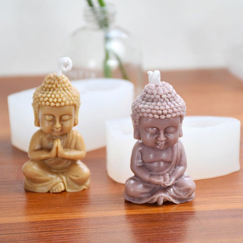 Buddha candle mold - mold, silicone