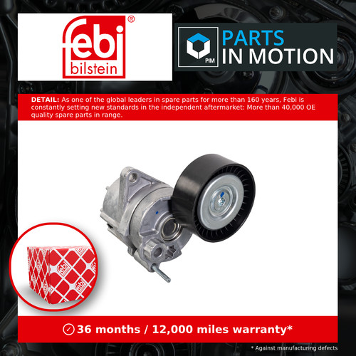 Aux belt tensioner fits - belt,
