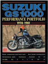 SUZUKI GS1000 (INCL CS E ET G GT HC L S XT) 1978-81 PERIOD ROAD TESTS BOOK