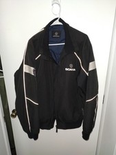 Scania Truck Gear Jacket Coat HGV Driver Black Grey, XL, Reflective, Heavyweight