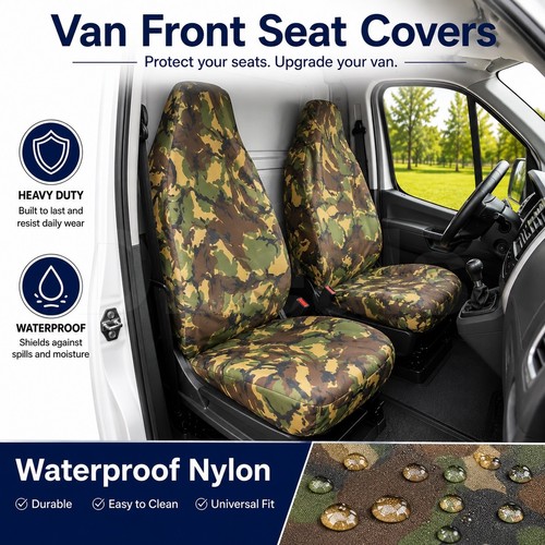 Front van seat - front, green