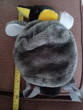 penguin toddler Backpack plush stuffed cute small pouch Atlas Editions 30"/1ft