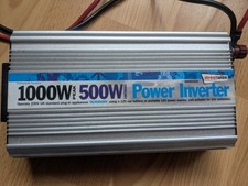 Streetwize 500W/1000W Peak Power Inverter Caravan Motorhome Emergency Power 