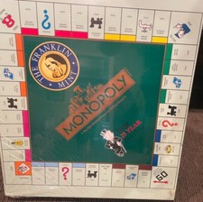 Franklin Mint Monopoly Roche 25th Anniversary Club Game RARE and never opened