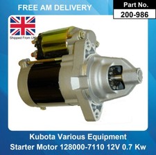 Starter Motor For Kubota K-005