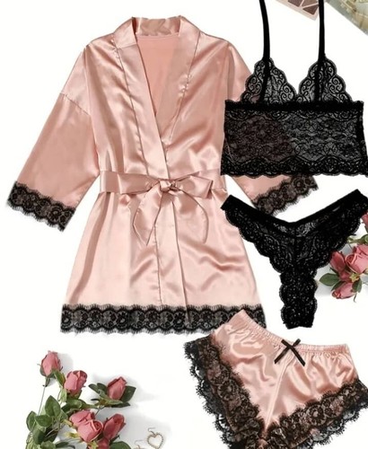 Lovely women sexy silk - women's,