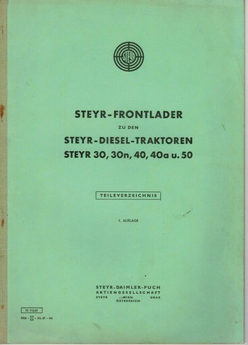 Steyr diesel tractor 30n - diesel,