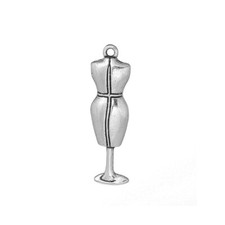10 Mannequin Dummy Antique Silver Charms Pendants Jewellery Dress Making F129