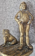 Vintage John Bull & Bulldog Brass Figure.