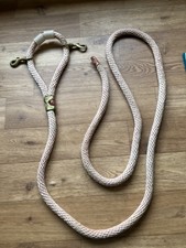 Pink lead rope with built in coupling double clips training 8’6” 