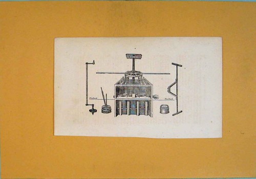 Original old antique - original, print