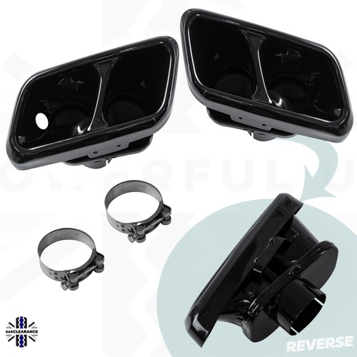 Black svr style exhaust - black,