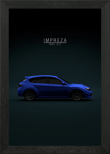Subaru impreza wrx - impreza, framed