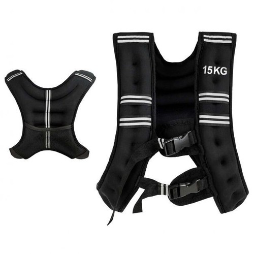 Weighted vest with adjustable - weighted,
