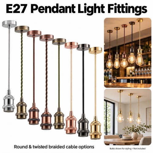 E27 ceiling pendant - e27, light