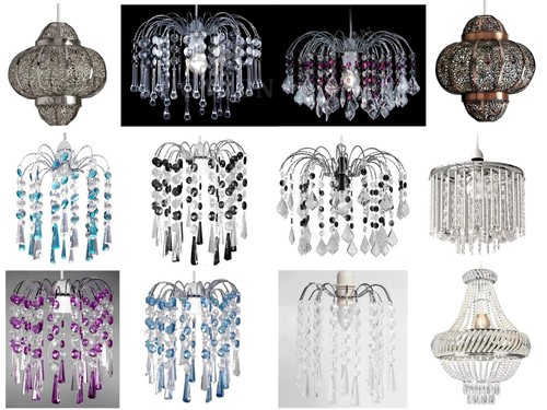 Modern acrylic crystal - modern, ceiling