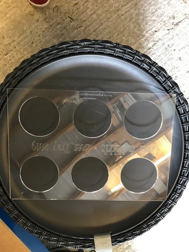 Acrylic cup holder - acrylic,