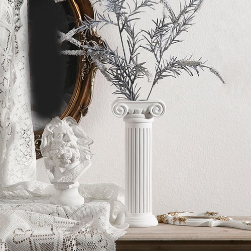 Greek column flower - column, vase