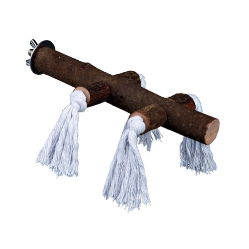 Natural living wooden perch - natural,