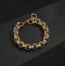 Men 9ct gold filled - gold, chunky