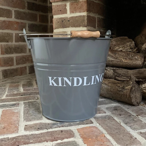 Kindling bucket fireside - bucket,